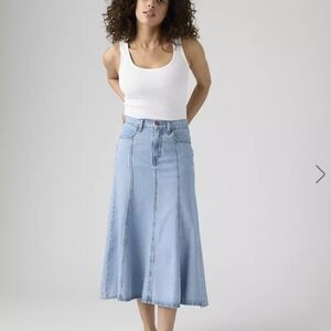 Levi's Fit And Flare Skirt